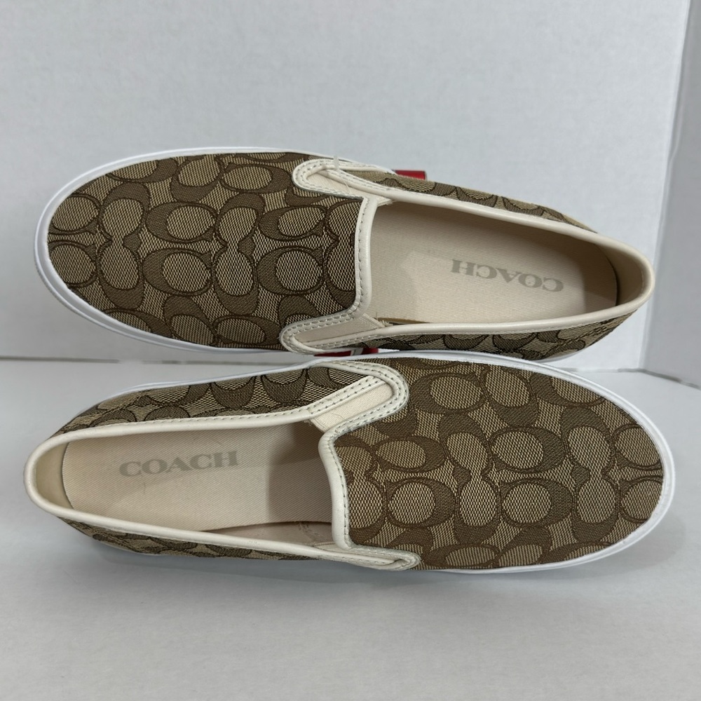 Coach Chrissy Signature Slip-On Sneakers Women’s 9.5 Athletic Fashion Shoes - Picture 8 of 16
